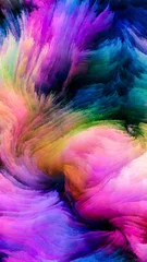 Papier Peint photo Mélange de couleurs Colorful Paint Backdrop