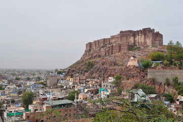 Fototapeta na wymiar Festung in Indien