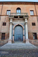 portal palace prosperous sacrates Ferrara Italy