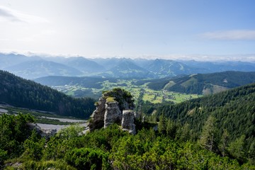Fototapeta na wymiar Österreich Ramsau Dachstein Steinerne Jungfrau