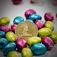 Litecoin easter concept