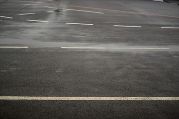 Fototapeta premium Asphalt line background