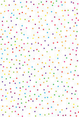 Pattern with confetti. Colorful on a white background color. 