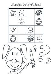 Fototapeta premium Oster Sudoku