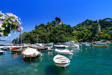 Fototapeta na wymiar view of Portofino, Italy