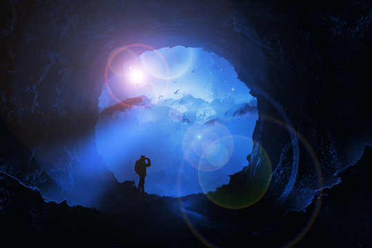 Illustration of a food, mountain, light