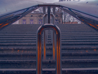 Fire lights on metal pipes