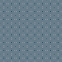 Seamless concentric circle link pattern