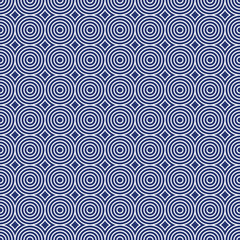 Seamless concentric circle link pattern