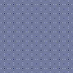 Seamless concentric circle link pattern