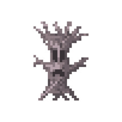 Pixel evil tree for games and websites