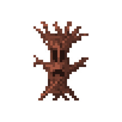 Pixel evil tree for games and websites