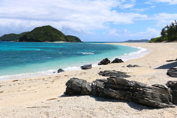 Plage de Nishibama &agrave; Aka jima