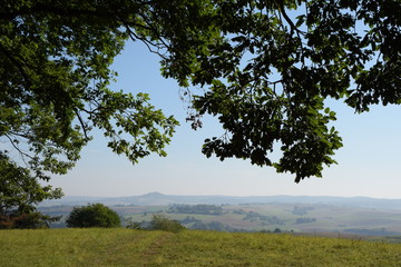Blick zum Otzberg, Odenwald