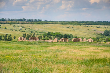 Ukrainian Stonehenge near the village of Konskie Razdory