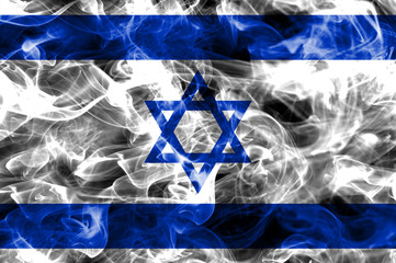 Israel smoke flag