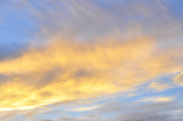 sunset and clouds background