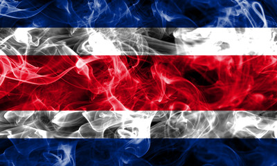 Costa Rica smoke flag
