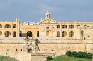Fototapeta na wymiar Fort Manoel in Valletta