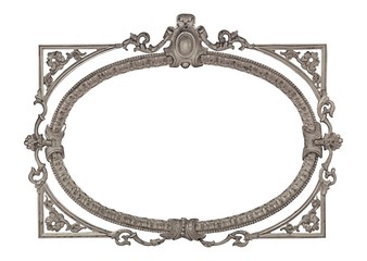 Silver frame for paintings, mirrors or photos