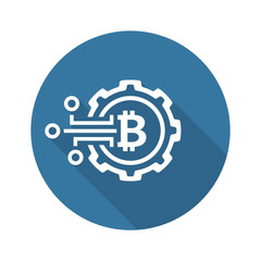 Crypto Technology Icon.