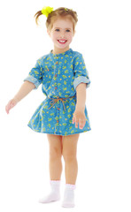 Surprised little girl