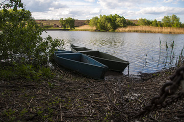 Obraz premium wood boats