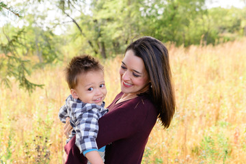 Fototapeta premium Mom & Son