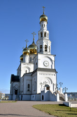 Fototapeta na wymiar Savior Transfiguration Cathedral, Russia, Abakan