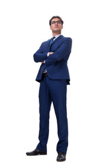 Businessman isolated on the white background
