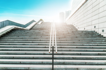 Outdoor staircase and step