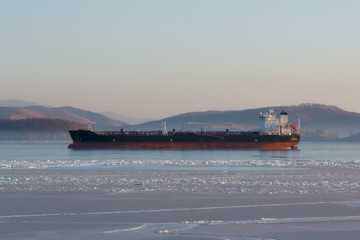 transportation of fuel by sea in Russian ports is difficult in winter due to freezing seas