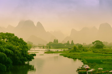 Guilin Lijiang landscape scenery