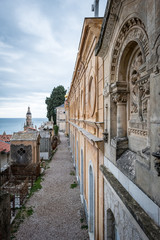 Fototapeta na wymiar Attractions and architecture of the French city of Menton