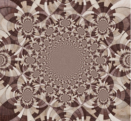abstract image of her with the carpentry blanks mahogany
