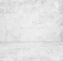 Fototapeta premium Empty gray cement room, background, banner, interior design, product display montage, mock up background