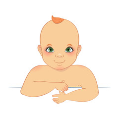 cartoon baby character