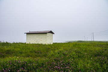 草原の小屋