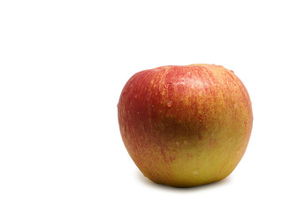 Fresh red apple.