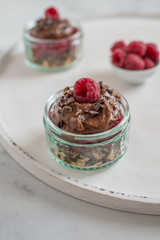 Schokoladen Avocado Creme