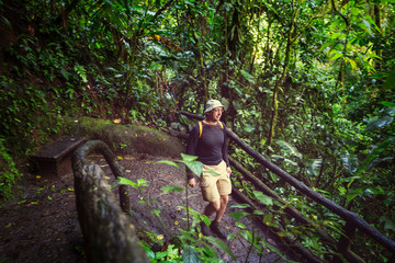 Naklejka na ściany i meble Hike in Costa Rica