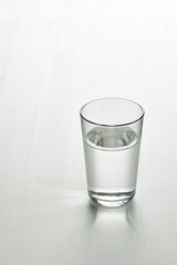 Health concept glass of water