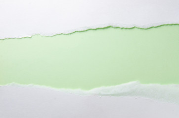 Torn paper with blank space for your message