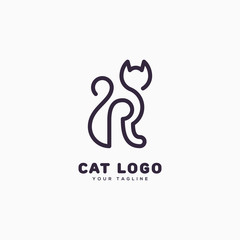Fototapeta premium Cat logo