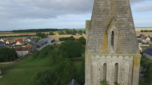 Beny-sur-Mer, Normandy, France- Assomption de Notre-Dame Church