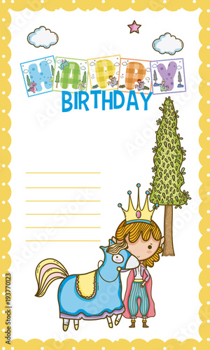 Happy Birthday Card For Little Boy Stock Image And Royalty Free
