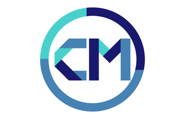 CM Global Circle Ribbon letter Logo