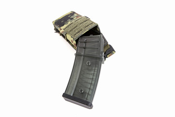 Single Mag Pouch with camouflage, military product