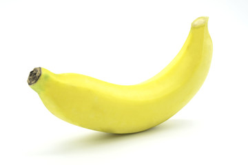 Fresh  yellow Banana. Ripe banana isolated on white background of file with Clipping Path .