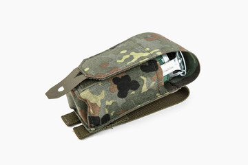 Single Mag Pouch with camouflage, military product